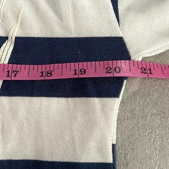 [L]Holland America Blue /White Sail Boat  Pattern 1/2 S/S 100 Cotton Shirt - Picture 7 of 9